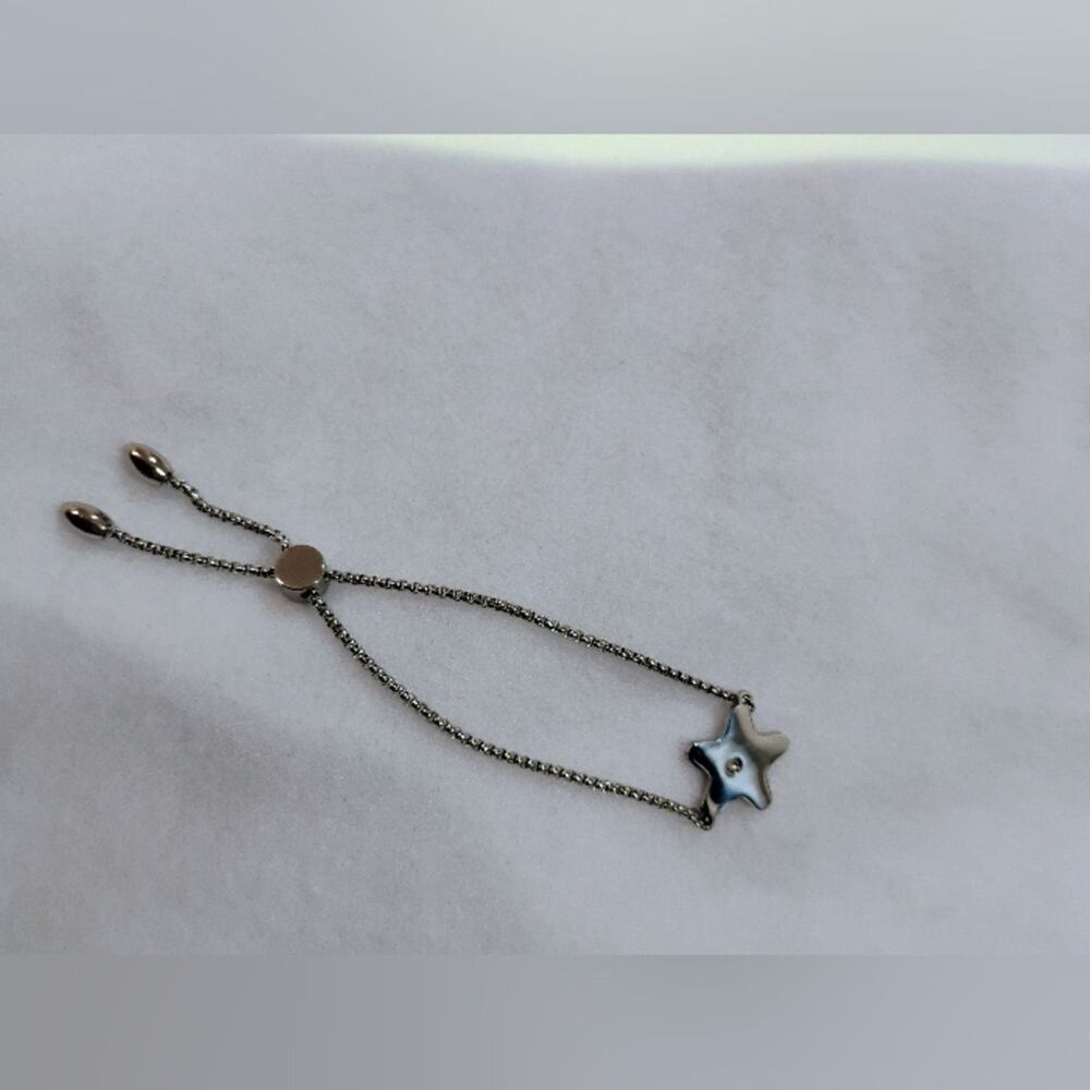 Elegant Silver Star Bracelet